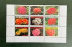 Te koop blok bloemen Suriname uit 2008 postfris, Postzegels en Munten, Postzegels | Suriname, Ophalen of Verzenden, Postfris