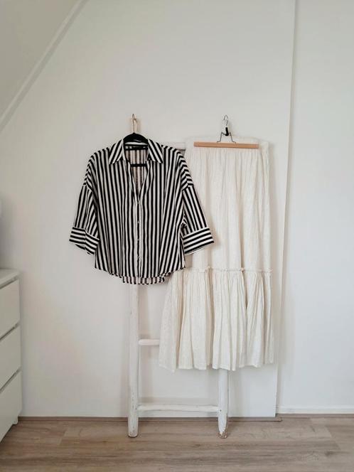 2delig SET luxe Boden maxi rok & blouse M42 NW180,-, Kleding | Dames, Blouses en Tunieken, Zo goed als nieuw, Ophalen of Verzenden