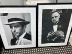 The Godfather Posters - Michael & Don Vito - In Lijst, Huis en Inrichting, Ophalen of Verzenden, Zo goed als nieuw, Foto of Poster