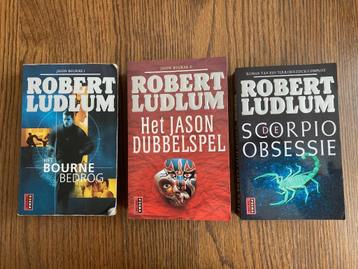 3 boeken van Robert Ludlum beschikbaar voor biedingen