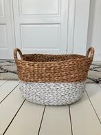Mooie rieten mand met handvatten, Overige materialen, 50 tot 100 cm, Ophalen of Verzenden, Zo goed als nieuw