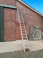 Wienese Trekladder 2x18 treden, Ophalen, Gebruikt, Ladder, 4 meter of meer