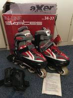 Inline skates verstelbaar 34-37 axer met remblok, Inline skates 4 wielen, Ophalen, Overige merken, Verstelbaar