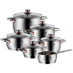 WMF Quality One Pannenset 6-delig, Huis en Inrichting, Keuken | Potten en Pannen, Nieuw, Pannenset, Ophalen of Verzenden, Rvs