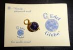 Hanger Globe Wereldbol Edelsteen Bedel, Overige voorstellingen, Nieuw, Ophalen of Verzenden, Steen of Mineraal