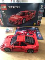 Lego 10248 Ferrari F40, met doos, boekje en reservesteentjes, Ophalen of Verzenden, Zo goed als nieuw, Complete set, Lego