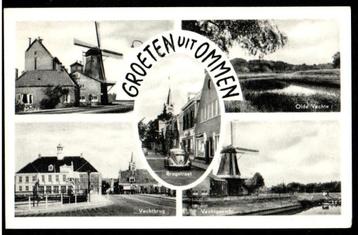 Oude Ansicht - Groeten uit Ommen - Ov. beschikbaar voor biedingen