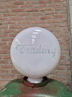 Benzinepomp globe Benzine pomp globe opalin, Verzamelen, Automaten | Overige, Ophalen