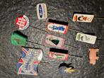 Mooie vintage verzamel speldjes Venz, Hero, Jamin, Fyffes, Verzenden, Gebruikt, Merk, Speldje of Pin
