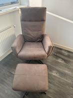 Draaifauteuil Thomas met voetenbank, Huis en Inrichting, Fauteuils, Ophalen, Gebruikt, 75 tot 100 cm
