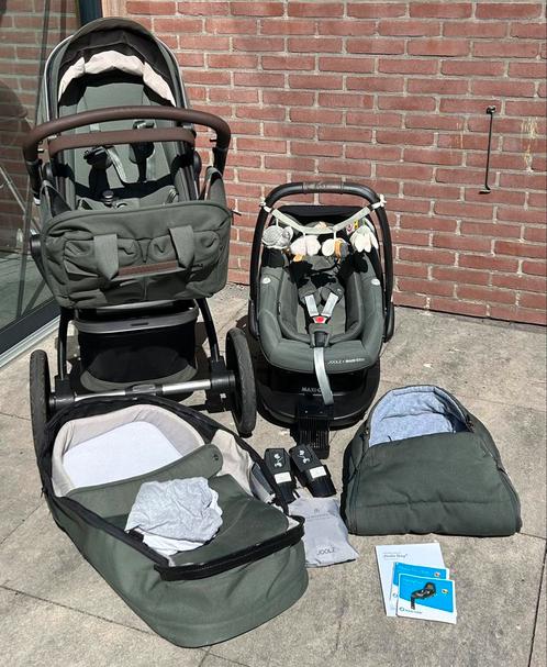 Joolz Day+ Marvellouse Green + Maxicosi en base, Kinderen en Baby's, Kinderwagens en Combinaties, Zo goed als nieuw, Kinderwagen