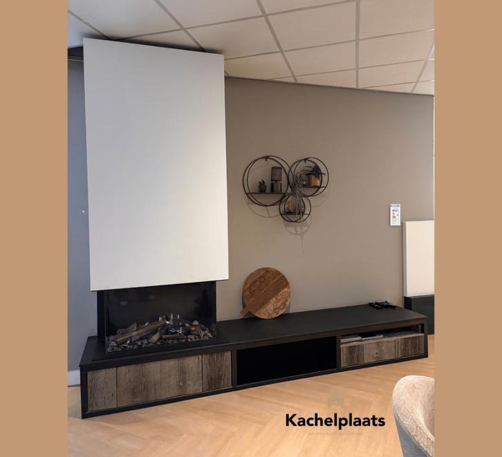 haardmeubel + Faber Matrix Hybrid 800/500 III gashaard, Huis en Inrichting, Kasten | Wandmeubels, Zo goed als nieuw, Minder dan 100 cm