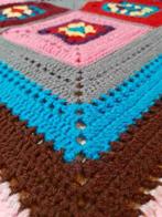 Granny woondeken patchwork gehaakt 145/105, DJT, Ophalen of Verzenden, Zo goed als nieuw, DJT