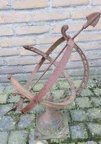 decoratieve gietijzeren zonnewijzer hoogte 55 cm, Tuin en Terras, Zonnewijzers, Ophalen, Gebruikt