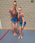 Prachtige blauwe pakjes Acro, Sport en Fitness, Turnen, Ophalen, Maat 36 t/m 42, Zo goed als nieuw, Blauw