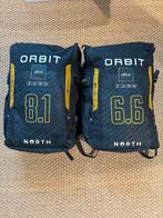 North orbit ultra kiteset 6.6m/8.1m, Watersport en Boten, Kitesurf-set, 8 m², Geen board, Ophalen of Verzenden