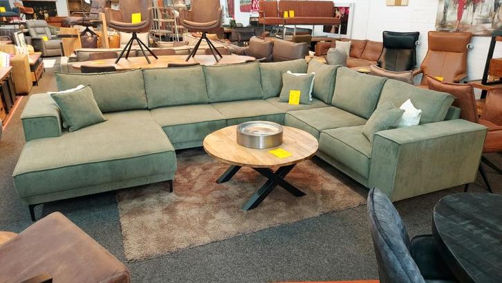 Hoekbank U vorm RIB super comfort 170x350x250 cm SUPERDEAL!, Huis en Inrichting, Banken | Bankstellen, Nieuw, Hoekbank, Overige maten