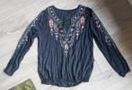 Blouse met borduursel 10feet maat L, 10 Feet, Zwart, Maat 42/44 (L), Ophalen of Verzenden