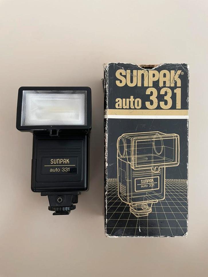 Sunpak Auto 331 flitser, Audio, Tv en Foto, Fotografie | Flitsers, Overige merken, Ophalen of Verzenden