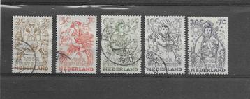 Nederland 1949, NVPH 544 t/m 548, Gestempeld. beschikbaar voor biedingen