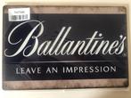 Ballantines metalen wandbersiering kroeg cafe mancave bar, Ophalen of Verzenden, Nieuw, Reclamebord