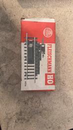 Fleischmann h0 6014 ontkoppelrails 4 x, Gebruikt, Gelijkstroom, Fleischmann, Rails
