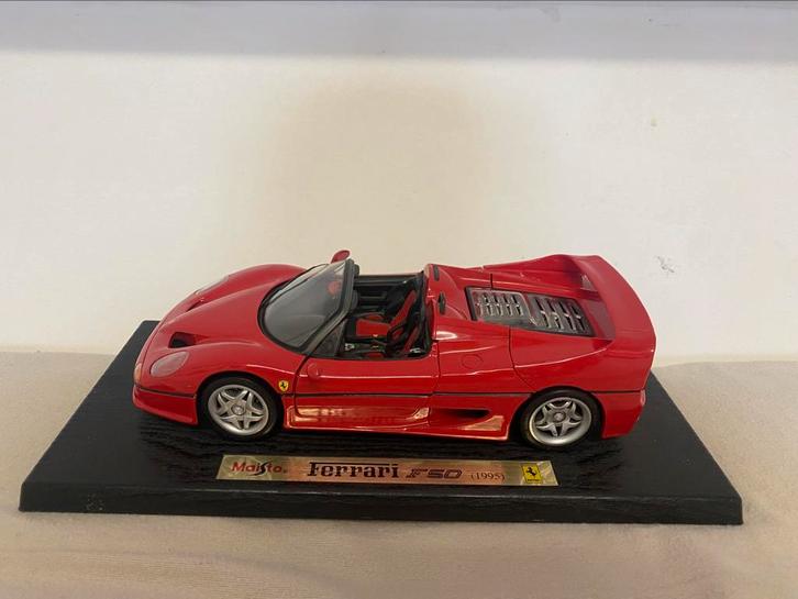 Maisto Model Ferrari F50 1995, Hobby en Vrije tijd, Modelauto's | 1:18, Gebruikt, Auto, Maisto, Ophalen of Verzenden