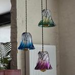 Vintage Val Saint Lambert kristalglazen hanglampen, Antiek en Kunst, Antiek | Lampen, Ophalen of Verzenden
