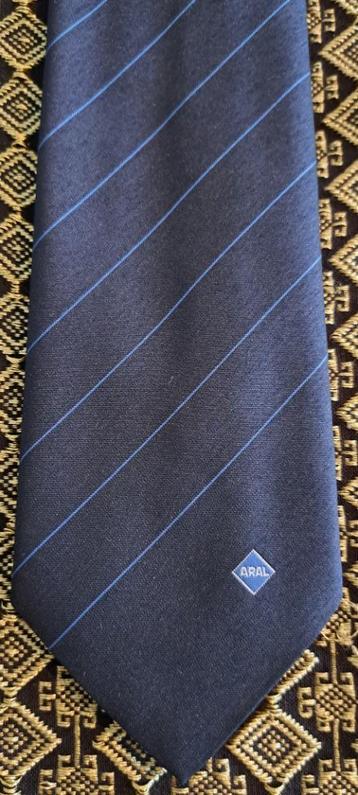 Aral tankstations stropdas blauw gestreept beschikbaar voor biedingen