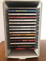 15 CDs diverse in plastic afsluitbare box 2, Kunststof, Gebruikt, Minder dan 25 discs, Ophalen of Verzenden