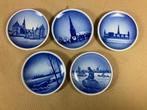 5 Royal Copenhagen kleine bordjes, Antiek en Kunst, Antiek | Wandborden en Tegels, Ophalen of Verzenden