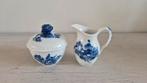 Royal Copenhagen blue flower sugar and creamer, Antiek en Kunst, Ophalen of Verzenden