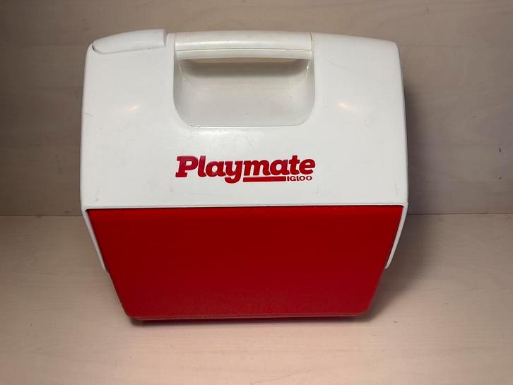 Igloo Little Playmate koelbox lunchbox rood/wit als nieuw, Caravans en Kamperen, Koelboxen, Zo goed als nieuw, Koelelement, Ophalen of Verzenden