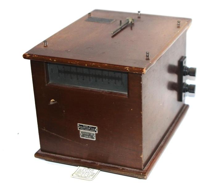 Antieke Rubicon galvanometer, Verzamelen, Elektronische Apparatuur, Overige typen, Ophalen of Verzenden