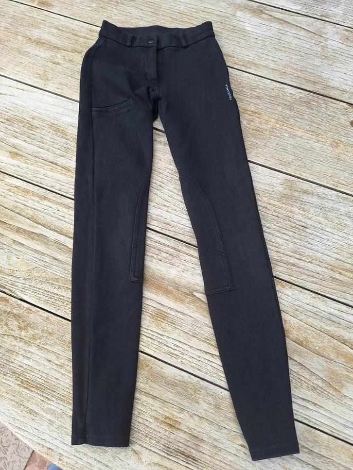 Zwarte paardrijbroek maat 158-164, Dieren en Toebehoren, Paardrijkleding, Zo goed als nieuw, Onderkleding, Dressuur, Ophalen of Verzenden