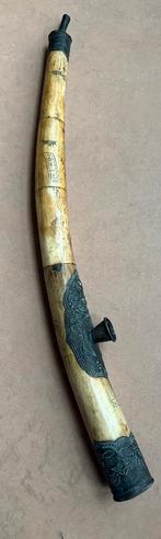Fraaie Japanse opiumpijp van been, Ophalen of Verzenden