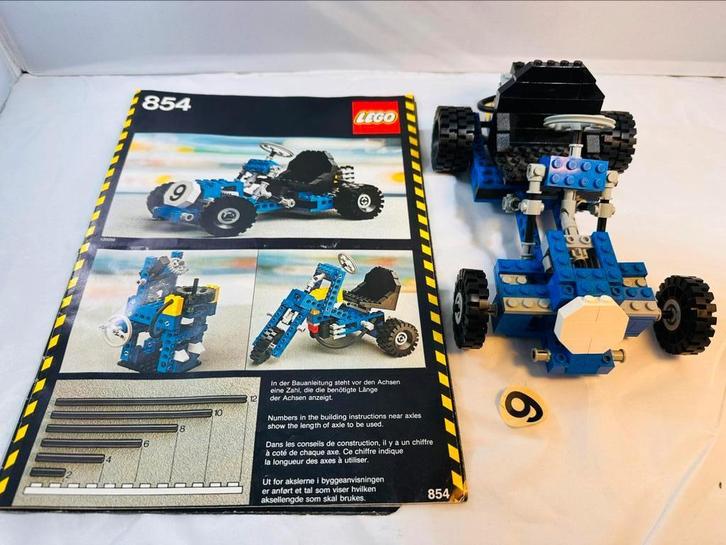 Lego 854 Go-Kart, Kinderen en Baby's, Speelgoed | Duplo en Lego, Gebruikt, Lego, Complete set, Ophalen of Verzenden