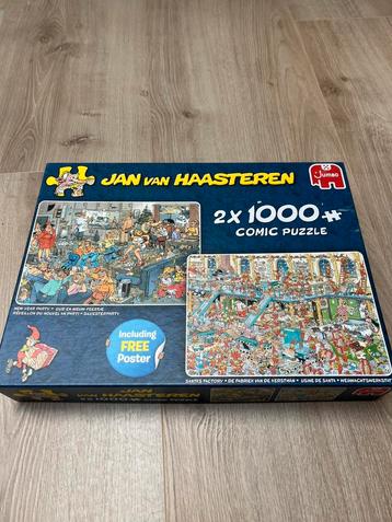 Jan van Haasteren - 2x 1000 stukjes beschikbaar voor biedingen