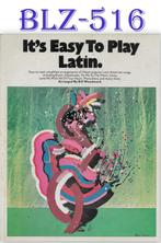 BLZ516 Bladmuziek Its Easy to play Latin, Muziek en Instrumenten, Gebruikt, Ophalen of Verzenden, Artiest of Componist, Piano