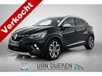 Renault Captur 1.6 Plug-in Hybrid Intens Edition One Camera,, Gebruikt, 4 cilinders, Leder en Stof, Zwart