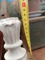 Brocante witte kandelaar
Voor dunne kaarsen, Overige materialen, 25 tot 50 cm, ., Ophalen of Verzenden