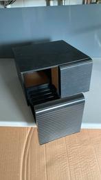 CD Box 2 laden, Huis en Inrichting, Woonaccessoires | Cd- en Dvd-rekken, Ophalen, Kunststof, Gebruikt, 25 tot 75 discs