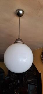 Bollamp,hangend, Huis en Inrichting, Lampen | Hanglampen, Ophalen, Gebruikt, 50 tot 75 cm, Glas