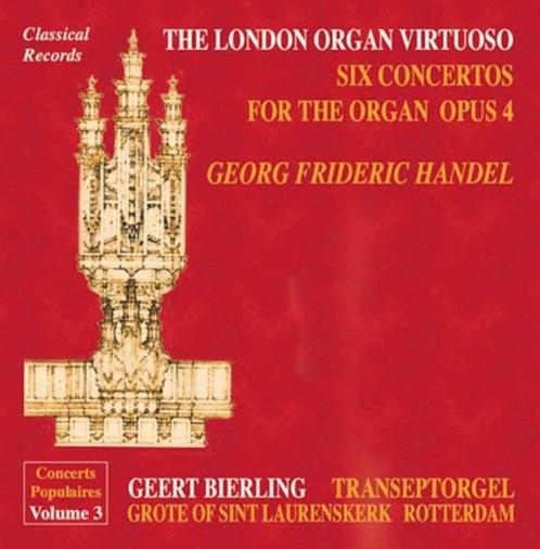 Geert Bierling Handel Orgelconcerten Marcussen orgel, Cd's en Dvd's, Cd's | Klassiek, Zo goed als nieuw, Overige typen, Barok