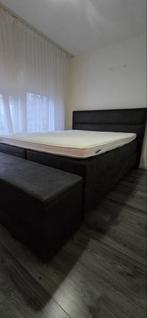 LAATSTE 5 DAGEN! Cinderella boxspring 160x200+dekenkist, Ophalen, Tweepersoons, Zo goed als nieuw, 200 cm