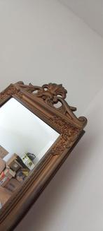 Spiegel antiek look goud gespoten, Ophalen, Rechthoekig, Minder dan 50 cm, 100 tot 150 cm
