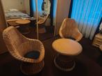 Rotan Lounge stoelen en tafel, Huis en Inrichting, Stoelen, Ophalen, Bruin