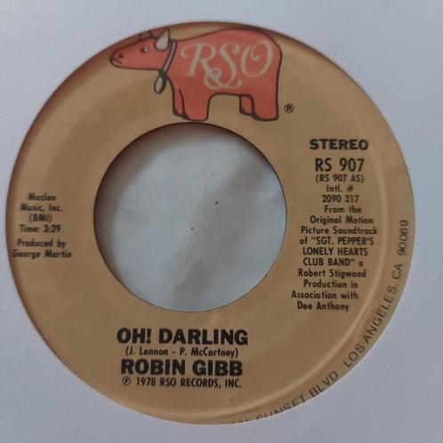 Robin Gibb: Oh ! Darling, Cd's en Dvd's, Vinyl Singles, Gebruikt, Single, 7 inch, Ophalen of Verzenden