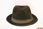 Vintage Gleufhoed Sport donker bruin 55 = S tot XS, Kleding | Heren, Sport [DDR], Hoed, Ophalen of Verzenden, 57 cm (M, 7⅛ inch) of minder