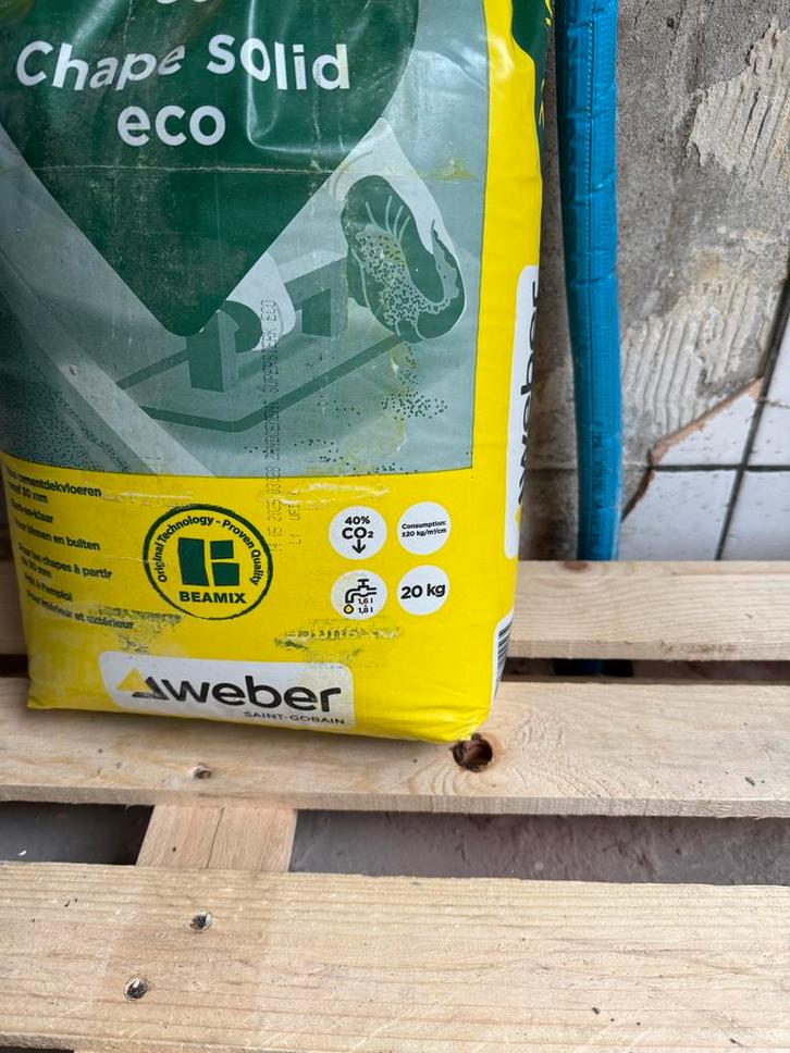 Weber Zandcement Supersterk Eco, Doe-het-zelf en Verbouw, Metselstenen, Nieuw, Overige typen, Ophalen